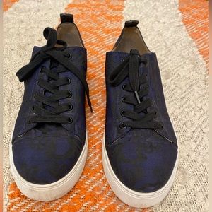 Karl Lagerfeld Paris Sneakers Black/Blue Size 10